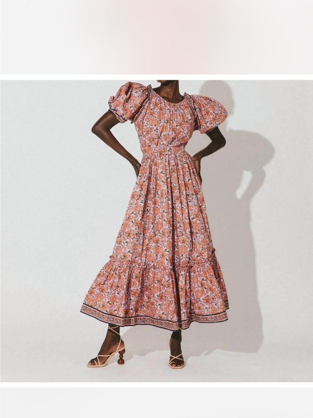 REVOLVE Cleobella Karena Dress w/ Puff Sleeves